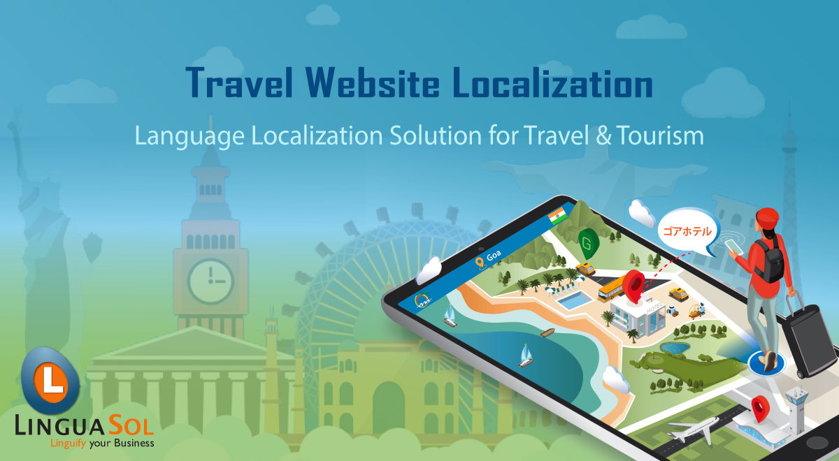 Travel website portal language translation and localization