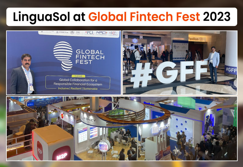 LinguaSol at Global Fintech Fest 2023, Mumbai