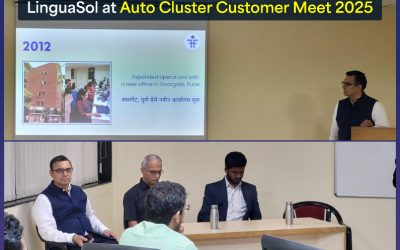 Linguasol Participated in the Auto Cluster Customer Meet 2025